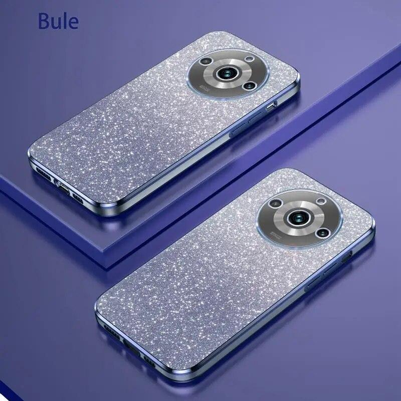 Роскошный чехол с градиентным блестящим покрытием для Oppo Realme 11 Pro Plus, модный женский мягкий силиконовый протектор, задняя крышка Realme11 11pro