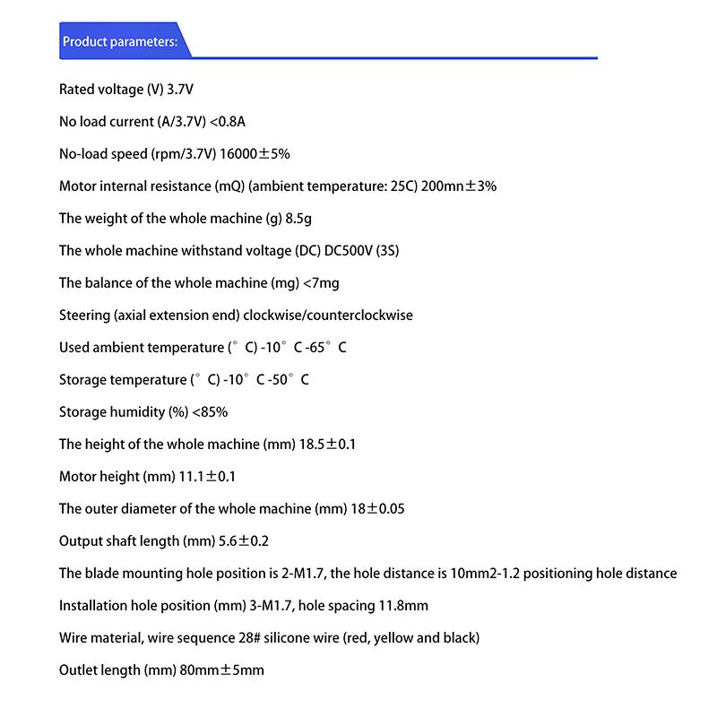1S-2S 3.7V 7.4V 15000Kv Tiny 14Mm 3-Phase Brushless Motor High Speed Engine 1.5Mm Shaft For Rc Drone Fan Radiator Motor