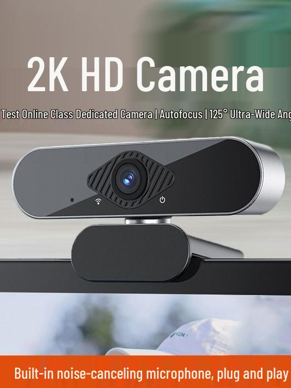 HD Webcam for Online Classes, Exams, Streaming, & Photography - Compatible with Home Desktops & Laptops