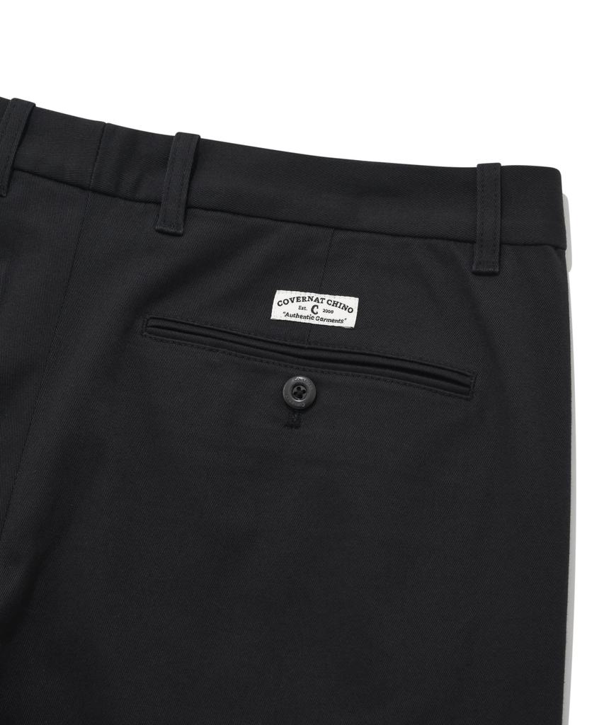 COVERNAT Straight Chino Pants Black