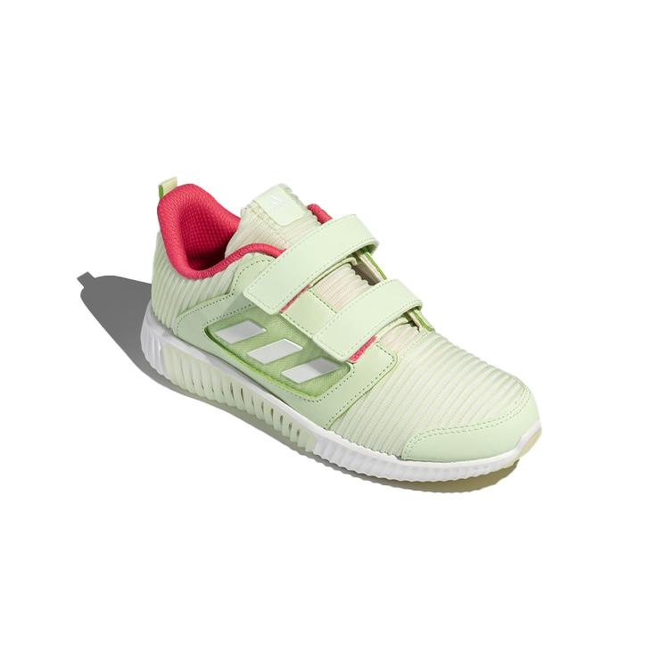 adidas Climacool 2.0 Vent Cf C Breeze Липучка Нескользящая Низкие Детские Беговые Кроссовки Зеленый Белый BD7172