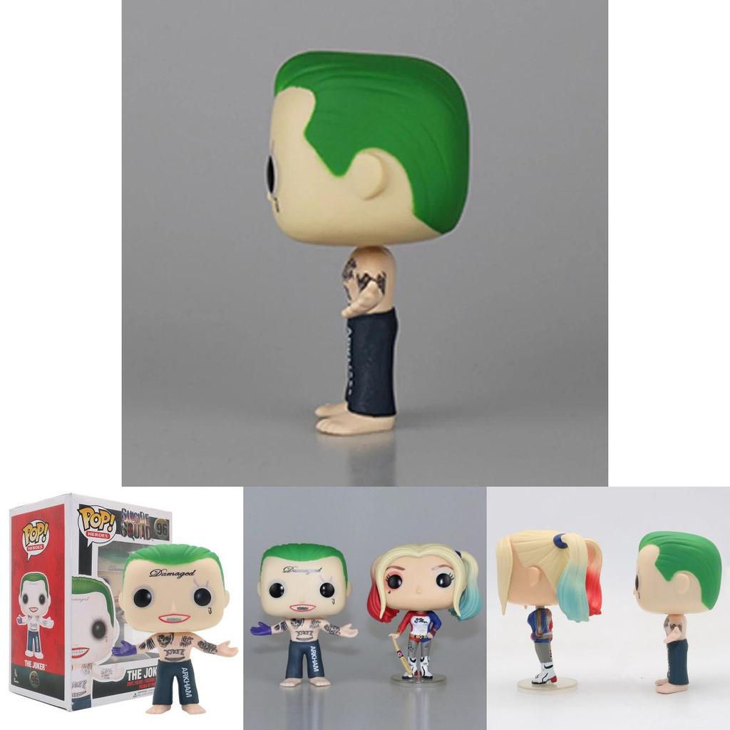 Premium Suicide Squad Joker And Harley Quinn Pop Action Figure Model Toys Collection