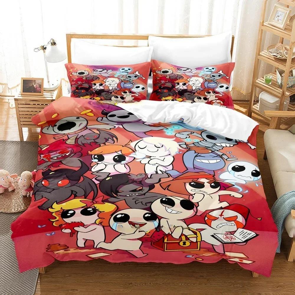 3D-печать игры The Binding of Isaac Постельное белье комплект односпальная двуспальная кровать двуспальная кровать для взрослых и детей спальня пододеяльники комплекты