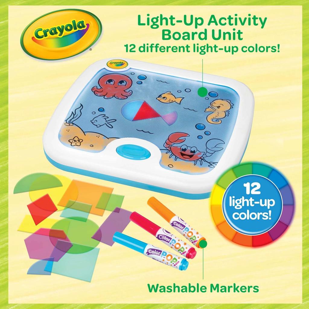 Crayola 12 цветов светящаяся доска для рисования красочная игрушка 811482 подлинный продукт один размер