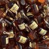 Оптовая продажа 10 шт. Популярные мини-бутылки пива, смоляные подвески, милые имитации напитков, подвески для сережек, брелоков, изготовление DIY украшений