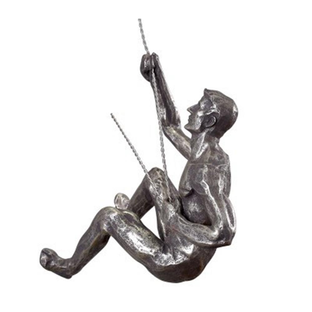 European Style Rock Climbe Statue Unique Abstract Character Pendant Living Room