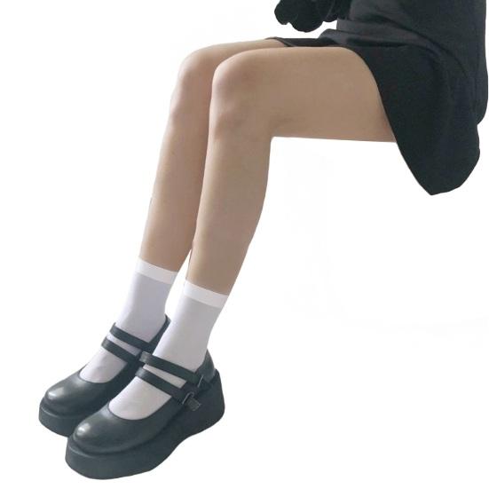 Гольфы для девочек, носки для школьной формы, бесшовные длинные носки, дышащие тонкие носки-слаучи