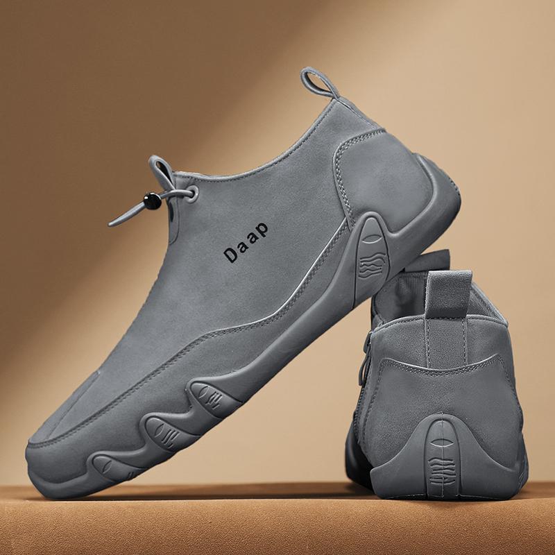 Высококачественная кожаная мужская повседневная обувь, легкие мужские мокасины ручной работы, дышащая удобная обувь для ходьбы, обувь для вождения без застежек