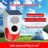 Solar Alarm Truck Blind Spot Warning Light with Voice Prompt and Flashing Alert for Excavators and Dumpers
