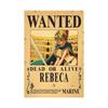 1 Piece Anime Luffy Gear 5 Bounty Wanted Posters Nika Zoro Ace Shanks Straw Hat Pirates Home Decor Craft Paper