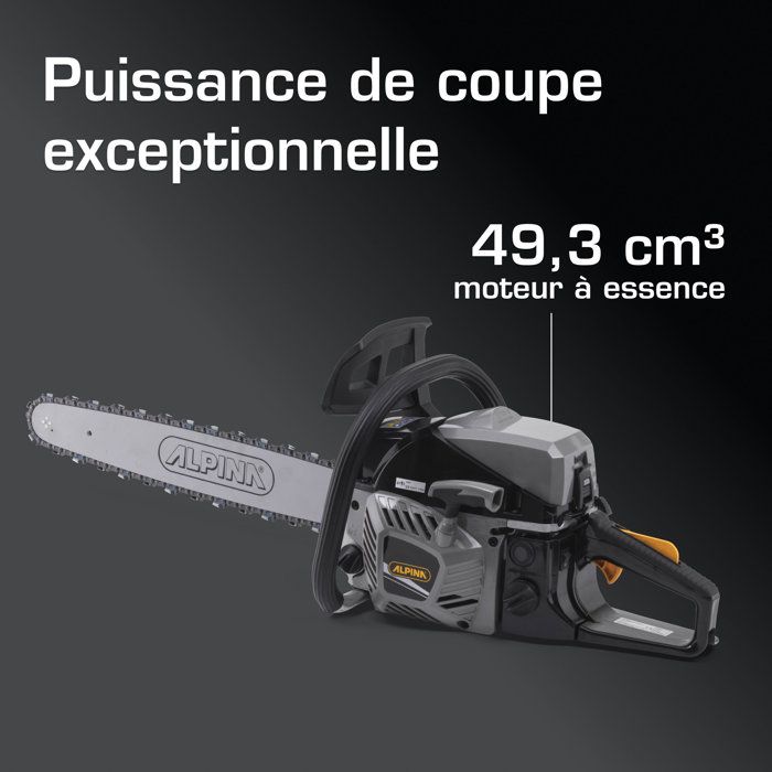 Tronçonneuse thermique - ALPINA - ACS 50 - 2200W - Guide 50 cm/20" - 49,3 cm3