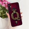 For Tecno Camon 17 Case Silicone Luxury Crown A-Z Letters 2D Flat Pattern Soft Phone Case For Tecno Camon17 CG6 CG6j Cover