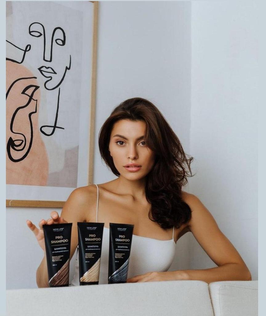 Шампунь Для Окрашенных Волос Блонд, Брюнет, Шатен New Life