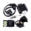 High Performance GY6 AC CDI Ignition Coil Voltage Regulator Relay Rectifier Spark Plug Kit for 50cc 125cc 150cc / ATV Quad Go Kart / Moped Scooter