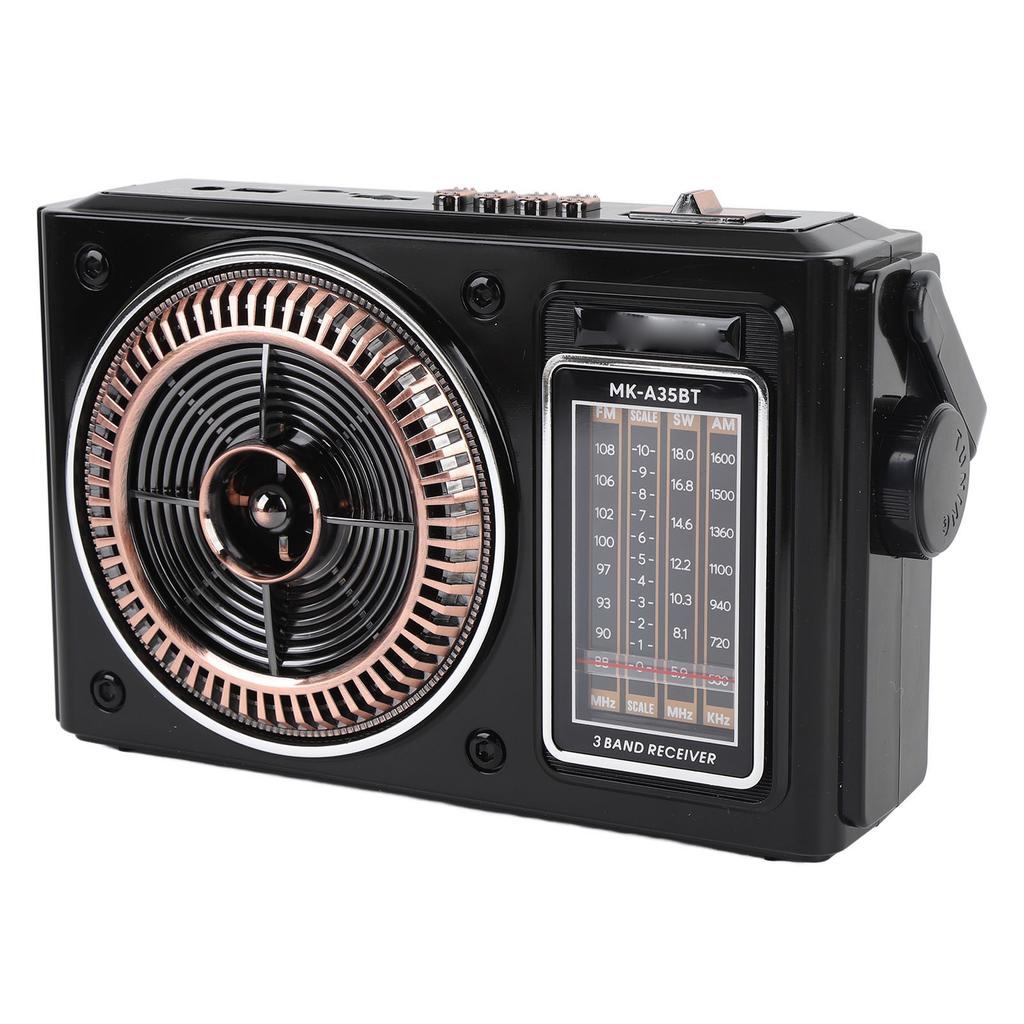 Портативное коротковолновое радио AM FM с Bluetooth 4 в 1, полнодиапазонное радио с поддержкой карт памяти
