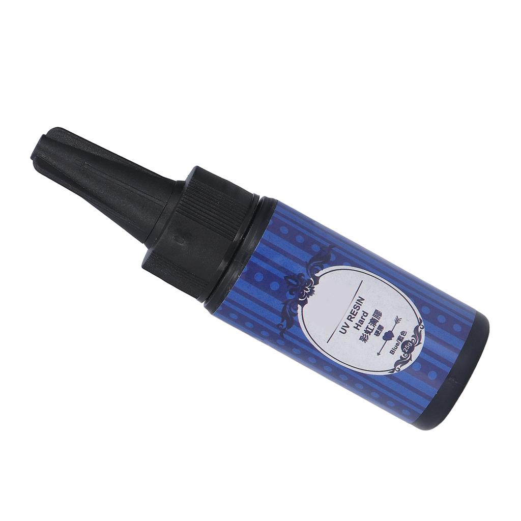 25 г УФ-клея, безопасного, нетоксичного, герметичного, быстросохнущего, цветного, УФ-отверждаемого, смоляного, кристаллического клея