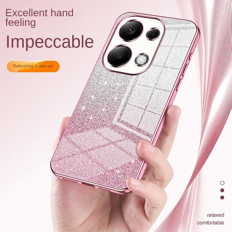 Чехол для Infinix Note 40 Pro Мягкий ТПУ Модный Блестящий Глиттер Тонкий Защитный Задний Чехол Для Infinix Note40 30 Pro 30i 30Vip