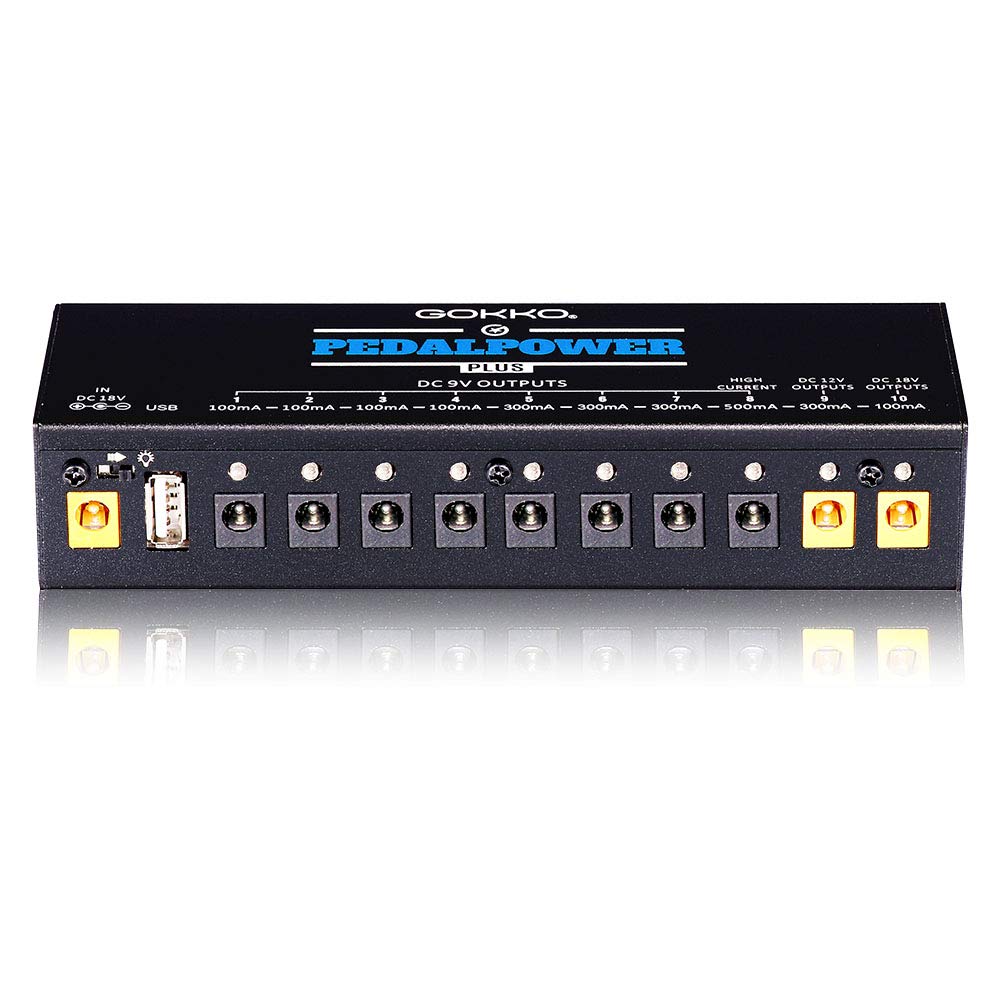 GOKKO AUDIO Pedal Power Supply 9V/12V/18V Plus