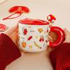Керамическая чашка «Год Дракона» Подарочный сувенир на Новый год Кружка «Год Дракона» Креативная чашка Подарочная кофейная чашка «Год Дракона»