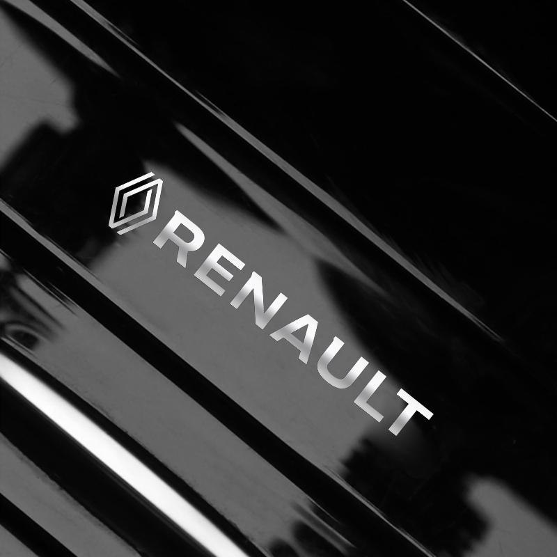 Car Badge Emblem Stickers Car Side Fender Window Body Audio Sticker for Renault Megane 3 2 4 Clio4 5 Captur Trafic Scenic2