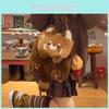 Plush Raccoon Backpack For Teens With Large Capacity And Soft Rabbit Fur Material