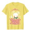 Cute Art Nezuko Demon Slayer Premium Cotton Tops Tees for Men Vintage Top TShirts Tight Faddish