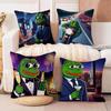 Мультяшный дизайн наволочки P-Пепе Лягушонок, Чехол для подушки, Декор, Праздничный декор