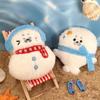 Plush Seal Keychain Cartoon Animal Doll Bag Pendant Cute Sea Lion for Kids Birthday Party Gifts