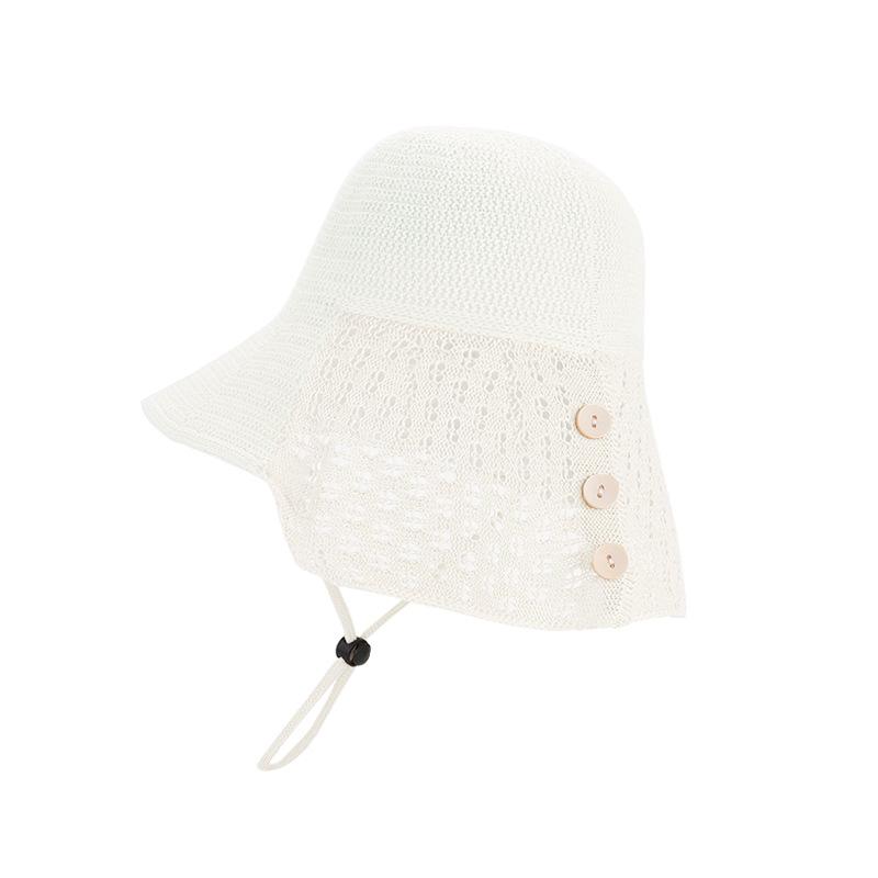 Летняя уличная дорожная шляпа от солнца, шляпа от солнца, детская модная универсальная дышащая панама, вязаная маленькая шаль, панама