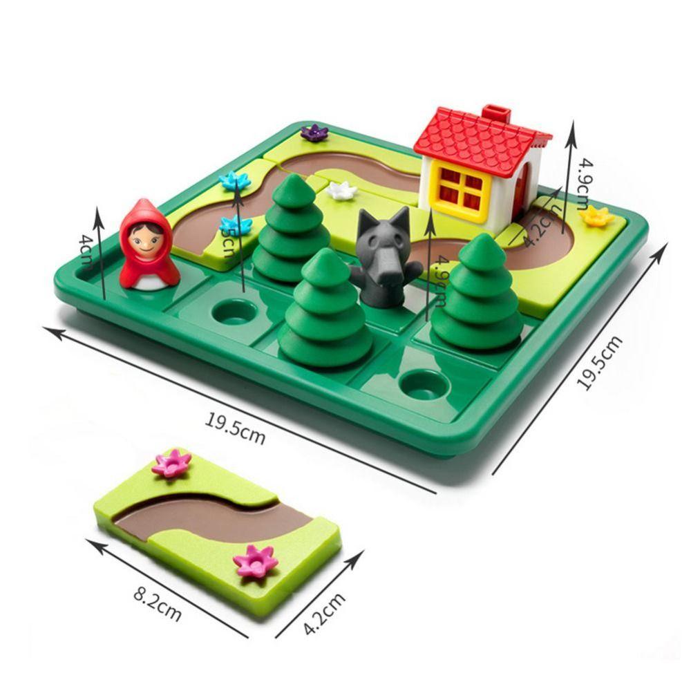 Big Bad Wolf Little Red Riding Hood Smart Hide&Seek Board Games Thinking Logic