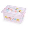 Ящик для хранения с крышкой M Sanrio Characters Прозрачный ящик для хранения Внутренний персонаж 32 x 23 x 15 см 240974 Сменная одежда Новая жизнь Удобное хранилище игрушек
