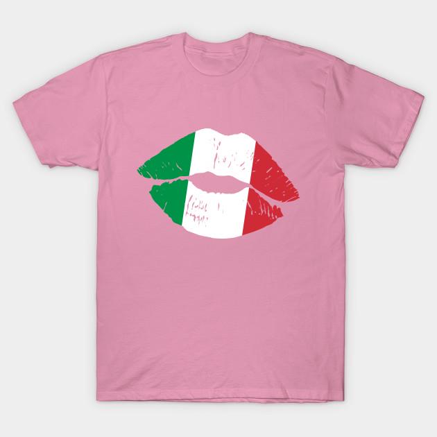 Футболка женская Италия итальянский поцелуй Harajuku принт Kawaii футболка летняя короткий рукав женская футболка топ футболка