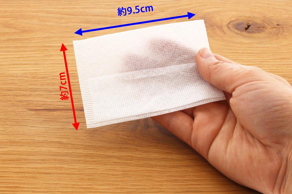 Чайная упаковка Zenkakyo, белая x 7 см, хлопковая чайная упаковка Proleve, сделано в Японии, 60 шт., набор из 4 шт. 9,5