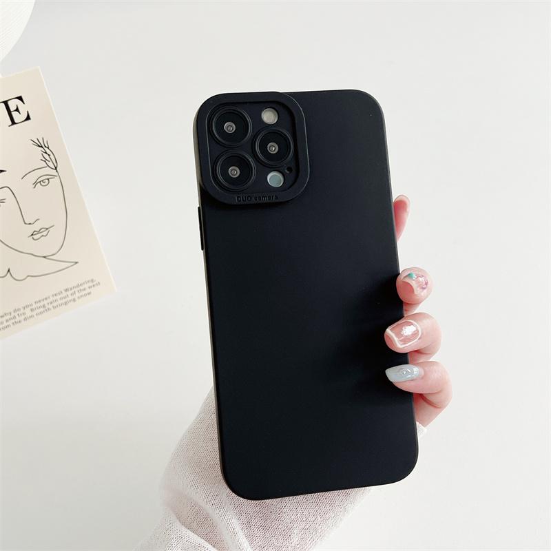 Красочный мягкий силиконовый чехол для iPhone 15 14 Pro Max 13 12 Mini 11 Pro Max 7 8 SE 2020, защитный чехол для камеры