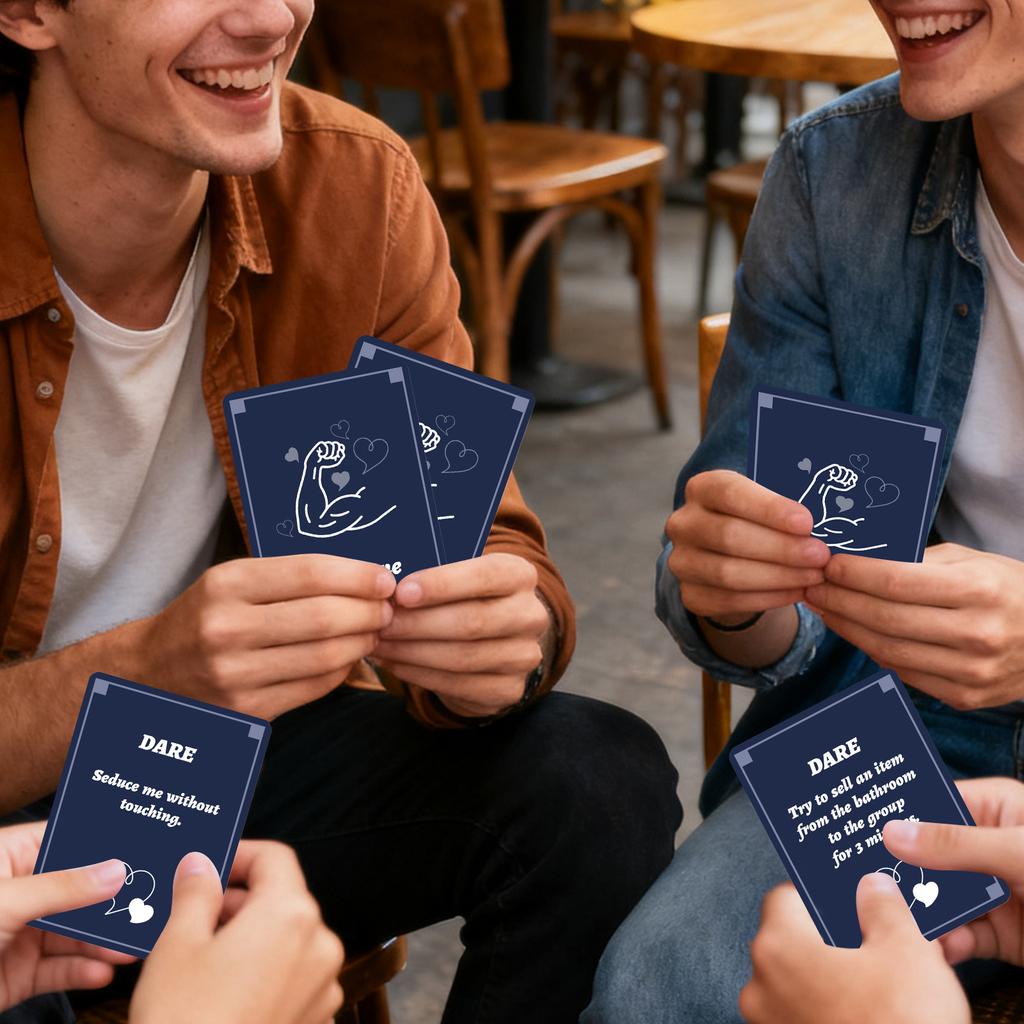 Интерактивные карточки для настольной игры для вечеринок, светских мероприятий, с зоной «Дерзни»
