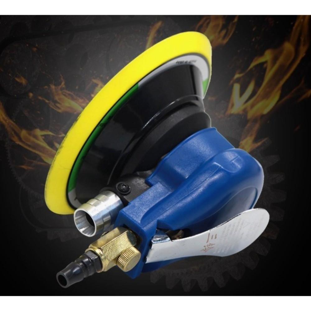 Metal Pneumatic Orbital Sander 5 Inch Air Polisher Durable Polishing Machine Auto Detailing