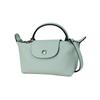 Longchamp Le Pliage Xtra Embossed Logo Detachable Adjustable Shoulder Strap Leather Mini Shoulder Crossbody Bag Women handbags Moss-Green 34205987M07