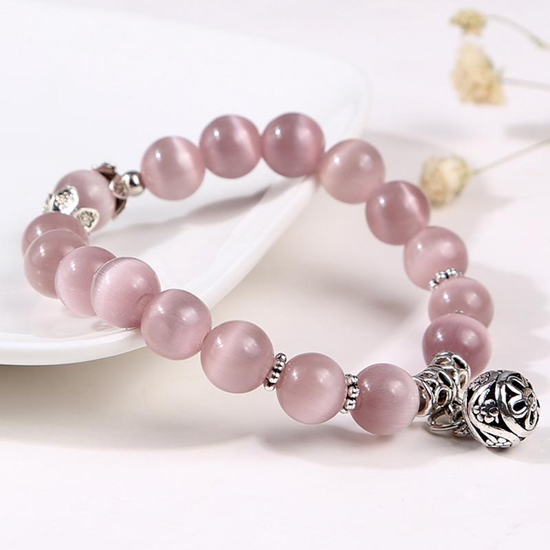 Women's Opal Beads Bracelets Crystal Fashion Bracelet Vintage Braceletes