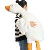 White Goose Body Extra Large 160cm Soft Animal Plush Toy for Side Long Gift for Toy Pillow, (Approx. Long), Sleepers, Cushion, Girls, Children's