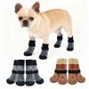 4 шт./лот Защита лап Носки для домашних собак Регулируемые чехлы для лап собак Маленькие Средние Большие собаки