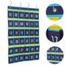 Non-Woven Fabric Numbered Pockets Wall Mount Better Load-Bearing Cell Phone Hanging Organizer with Hooks