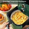 50Pcs Round Foil Trays Silver Foil Food Container Portable Air Fryer Tin Foil Box  Roasting