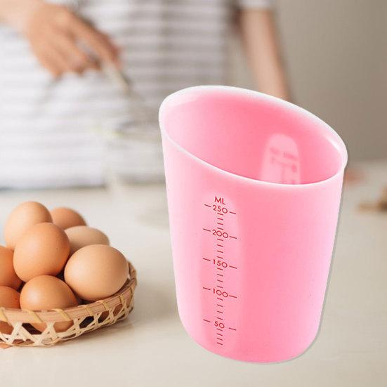 Силиконовая мерная кружка, удобный скошенный край, легкая очистка, хлебопекарный инструмент без бисфенола А