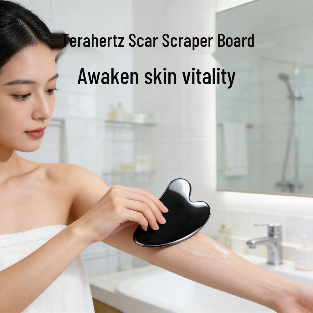 Натуральный Терагерцовый Энергетический Камень Гуаша для Красоты V-Лица и Массажной Терапии