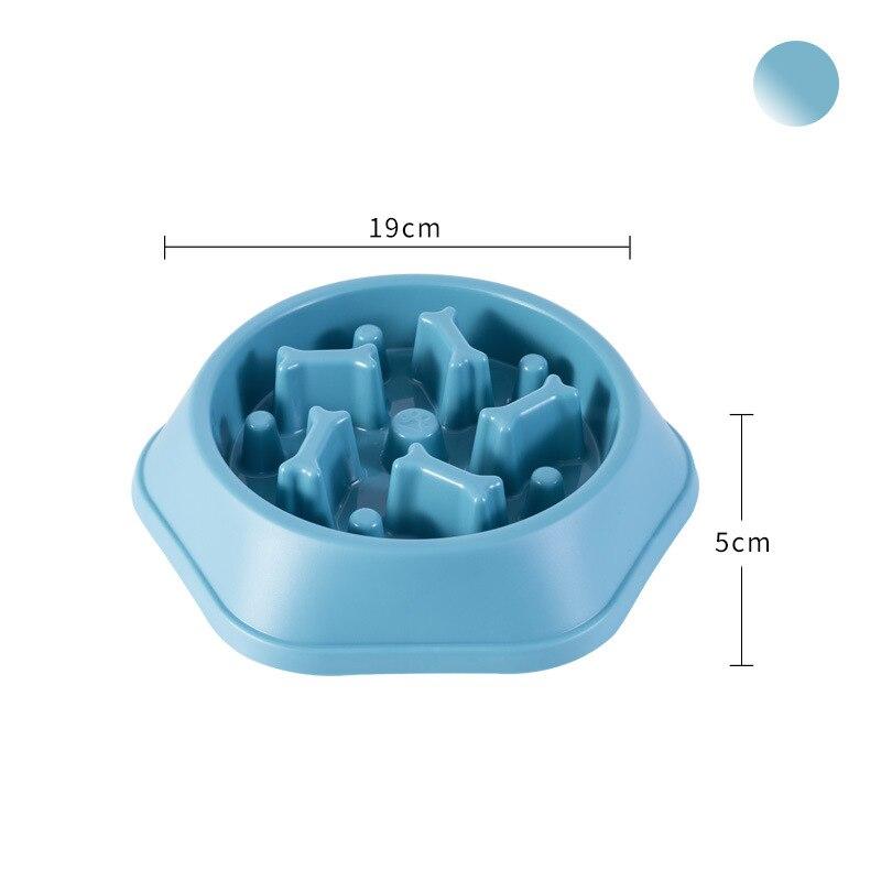 Dog Bowl Anti Choking Slow Food Bowl Small and Medium-sized Dog Feeder Pot Cat Food Pot Dog Food Anti Overturning Pet Supplies
