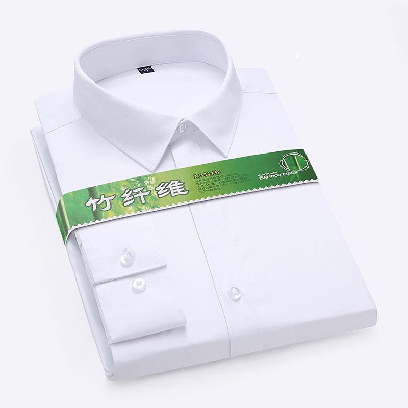 Высококачественные мужские социальные платья-рубашки больших размеров S-6Xl с длинным рукавом, классического приталенного кроя, элегантная формальная рубашка для блузок, одежда