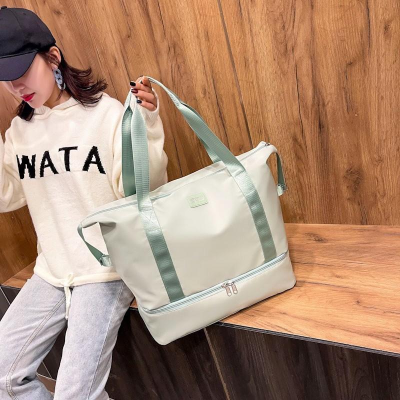 Travel Bag for Women's Short-distance Portable Lightweight Yoga Bag for Trolley Case for Students Large-capacity Luggage Storage Bag