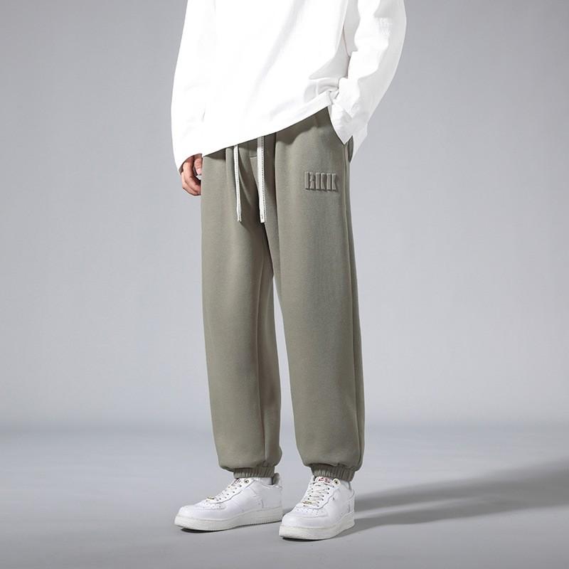 Men's Spring and Autumn American High Street Sports Large Size Tie Foot Casual Sweatpants Fashion Brand