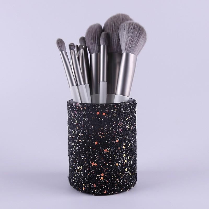 Makeup Brushes Set 10pcs Professional Foundation Concealer Eyeshadow Blush With Bag