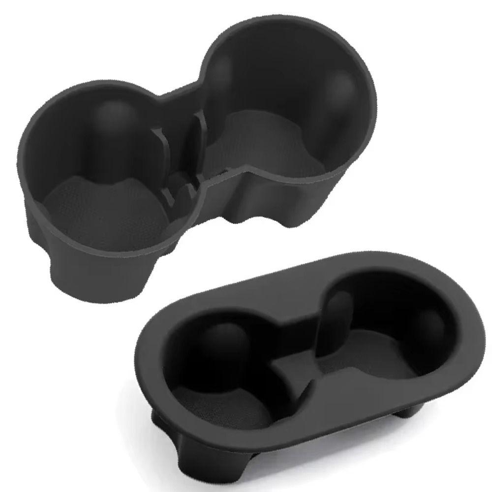 Silicone Beverage Storage Rack Black/gray/white/pink Drink Bottle Holder  Car Interior Accessories